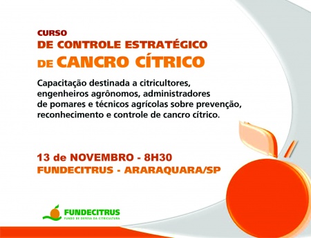 Nova turma do curso sobre controle de cancro cítrico