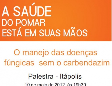 Fundecitrus faz palestra sobre manejo de doenças fúngicas sem o carbendazim em Itápolis