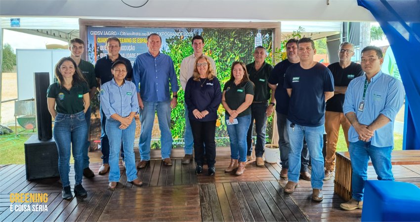 Fundecitrus reforça manejo do greening na Expogrande 2025