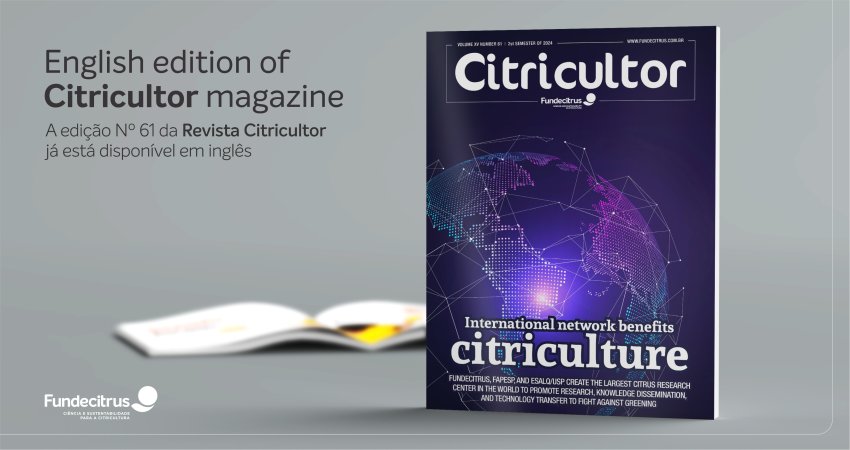 Citricultor Magazine: versão em inglês da edição 61 está disponível para download